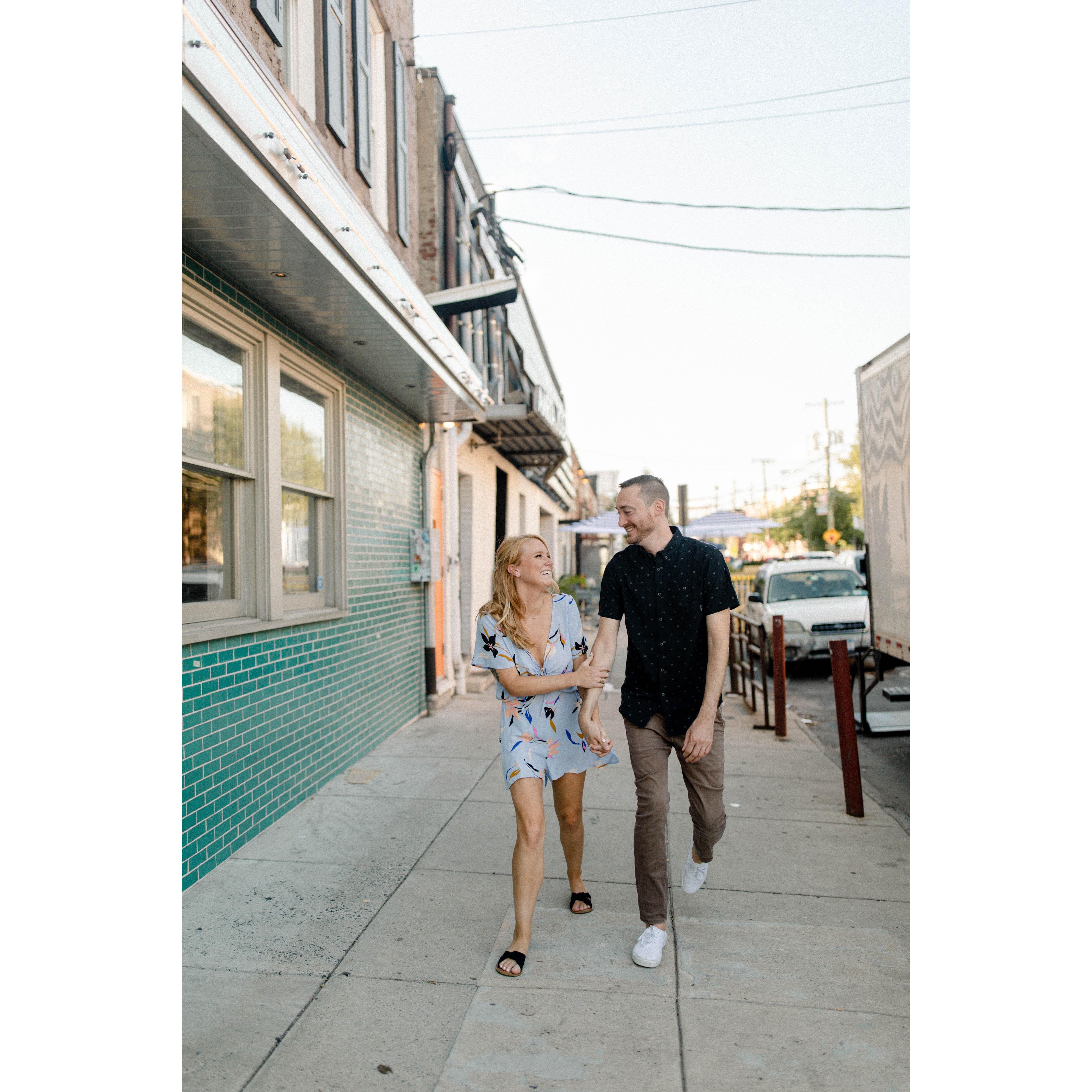 Fishtown Engagement Pictures 8/18/20