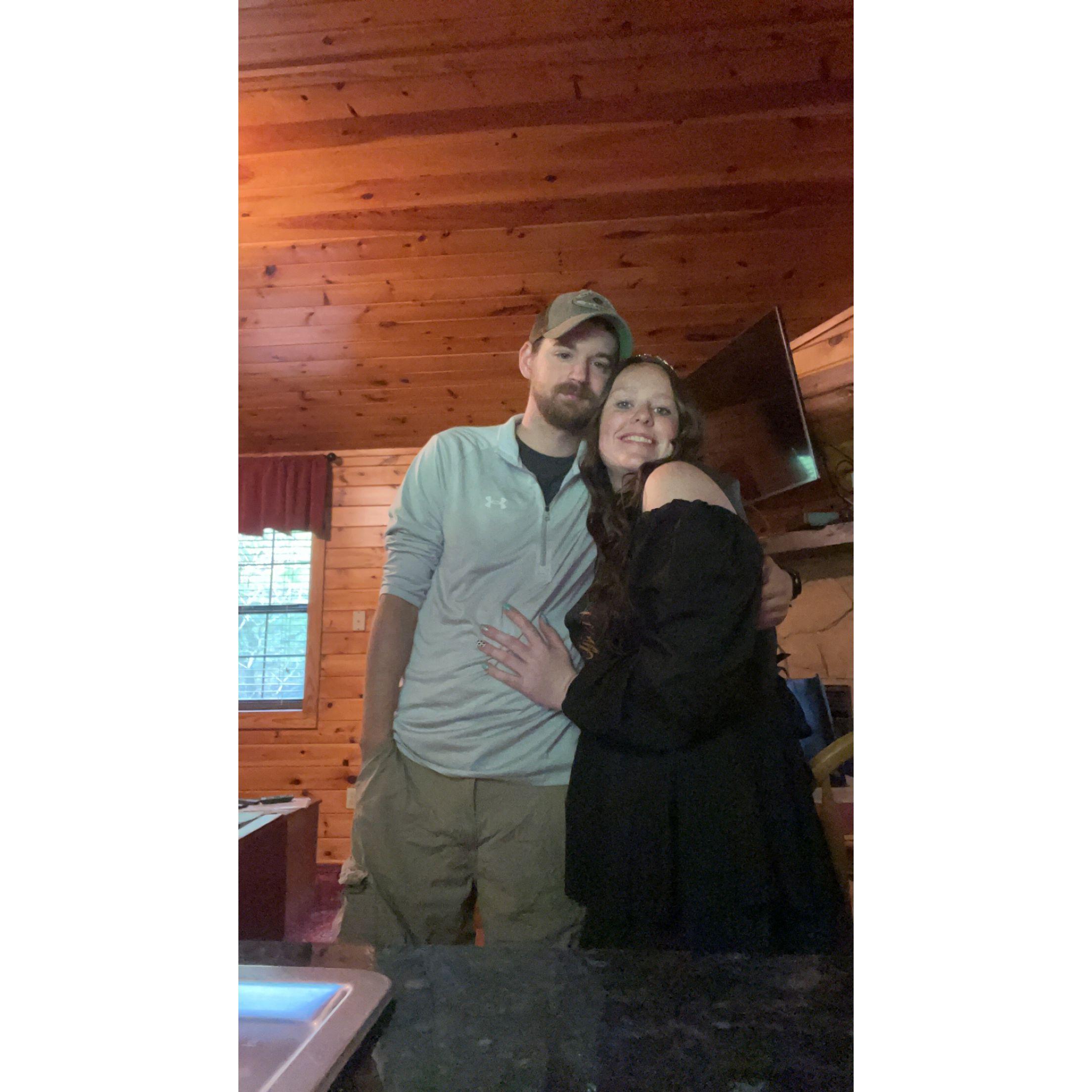 We went to Gatlinburg for my birthday weekend. This was the day before we got engaged which was my birthday.