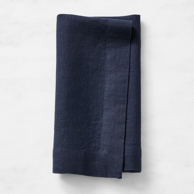 Signature Linen Napkins, Each, Indigo