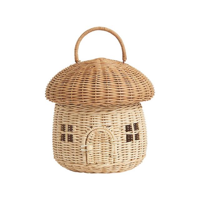 Rattan Mushroom Basket