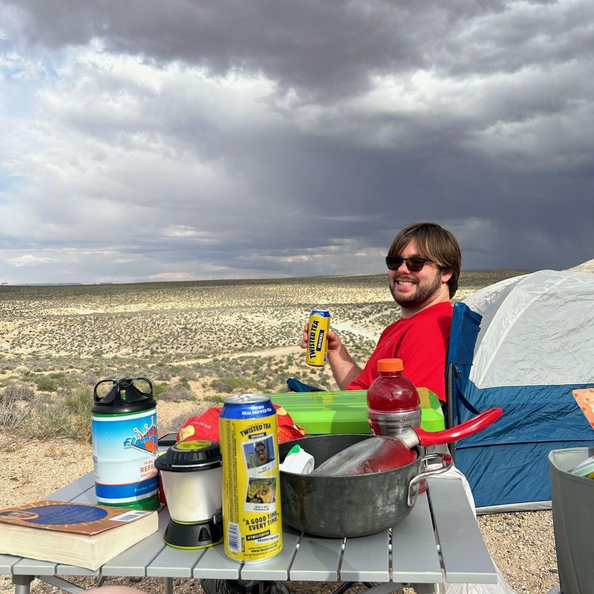 Camping on the Utah-Arizona border (2023)