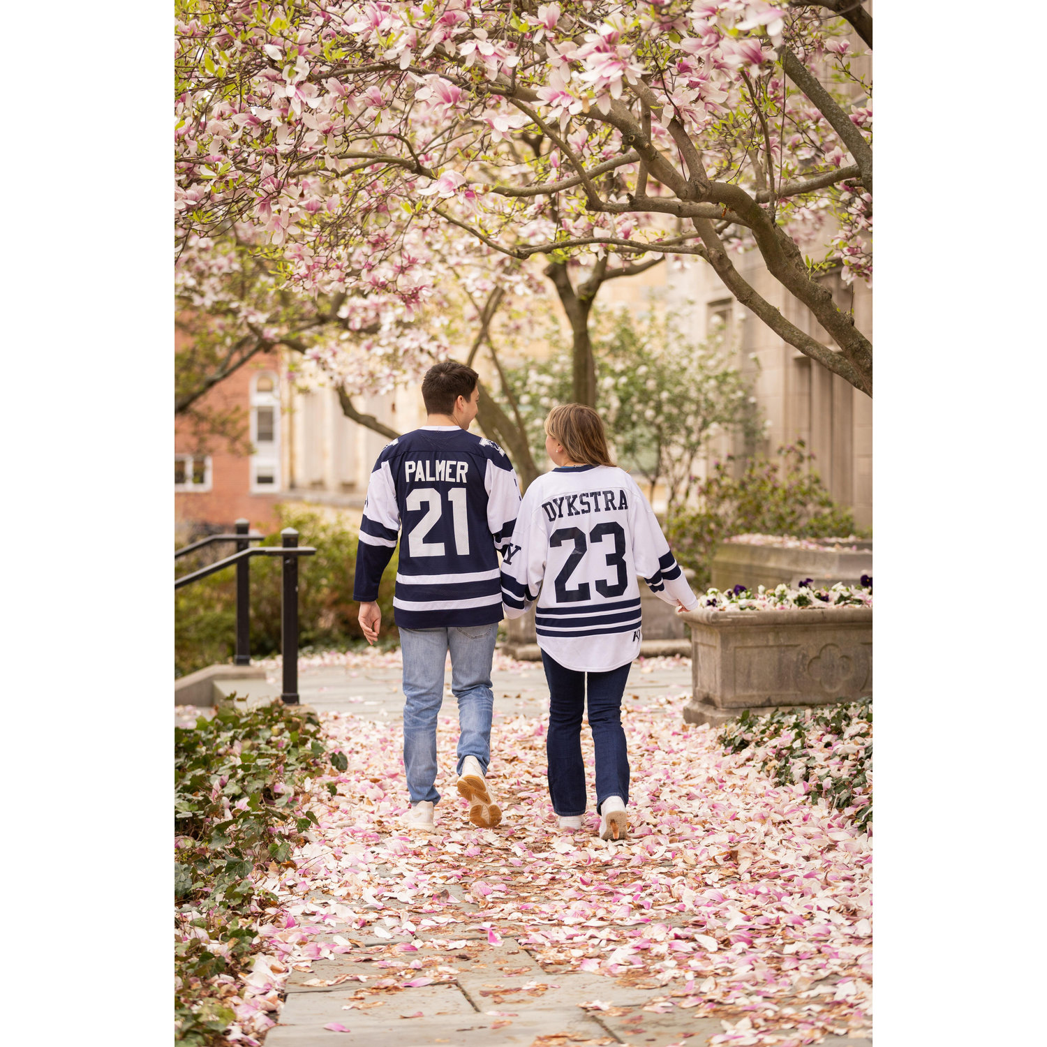 The jerseys were a YPMB tradition during our time at Yale - custom made with our class years and last names.
