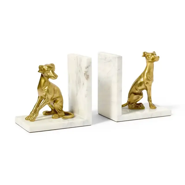 Ghost & Wren Bookends - Gold/White - The Cuddle Collab with Ghost & Wren