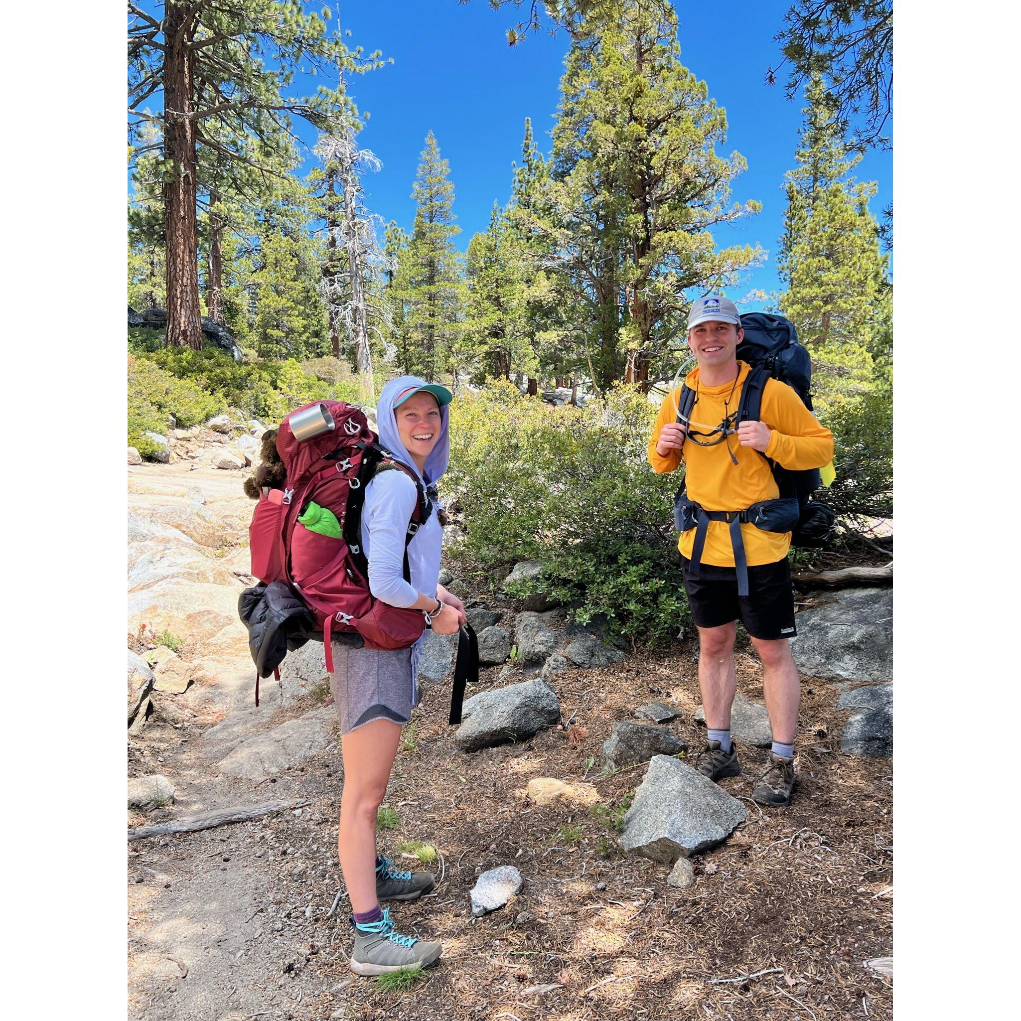 Backpacking in Yosemite, June 2022