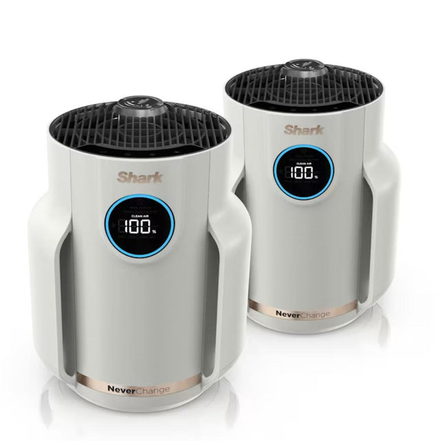Shark NeverChange™ Air Purifier Compact Pro (Dove) Bundle