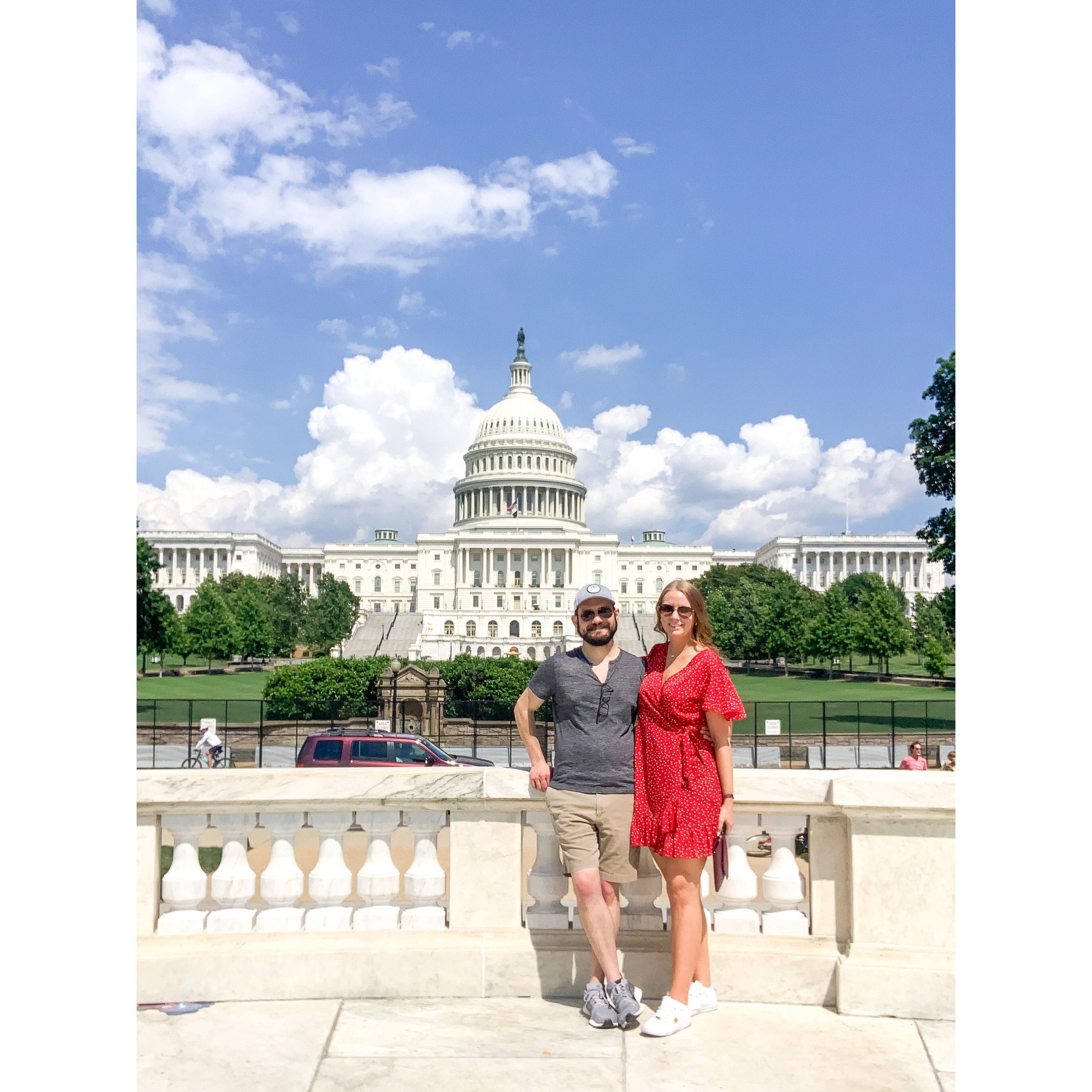 Our trip to DC in 2021 to renew Erika's passport at the Swedish Embassy