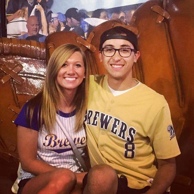First Brewer game together. July 2015.