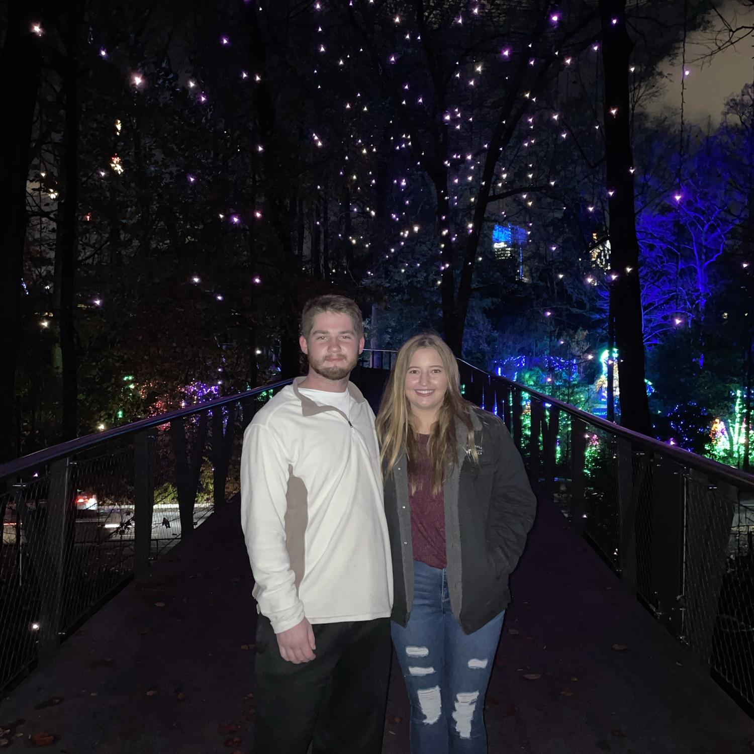 Our 3rd day at botanical gardens! (Also the place where we both knew each other was the one ♥️)