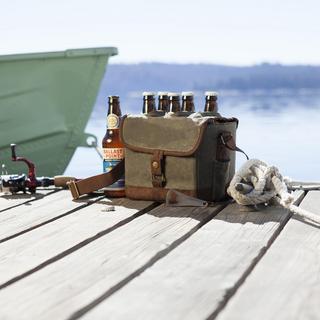 Beer Caddy Cooler Tote with Opener