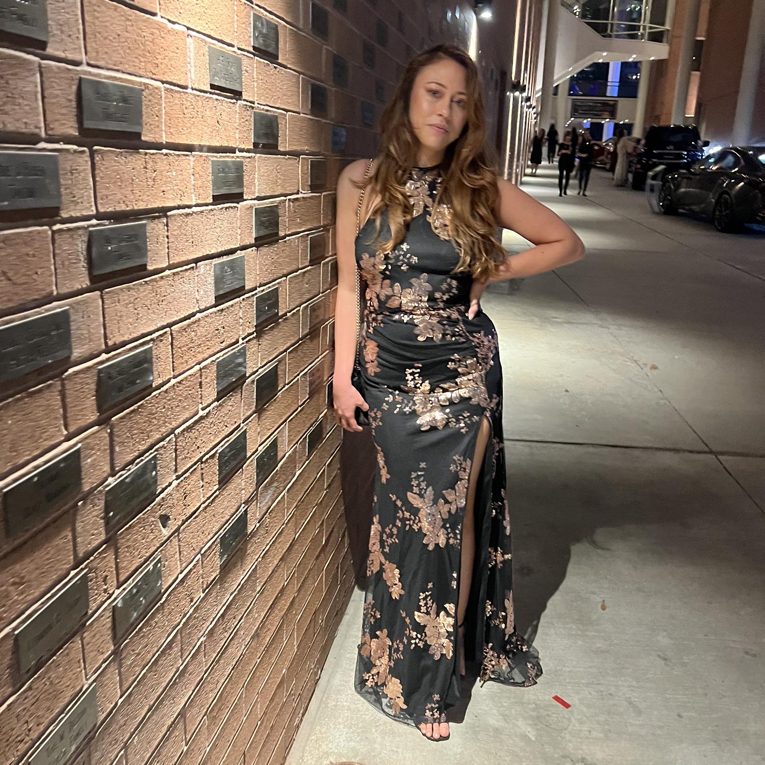 Lauren looking beautiful the night of our symphony