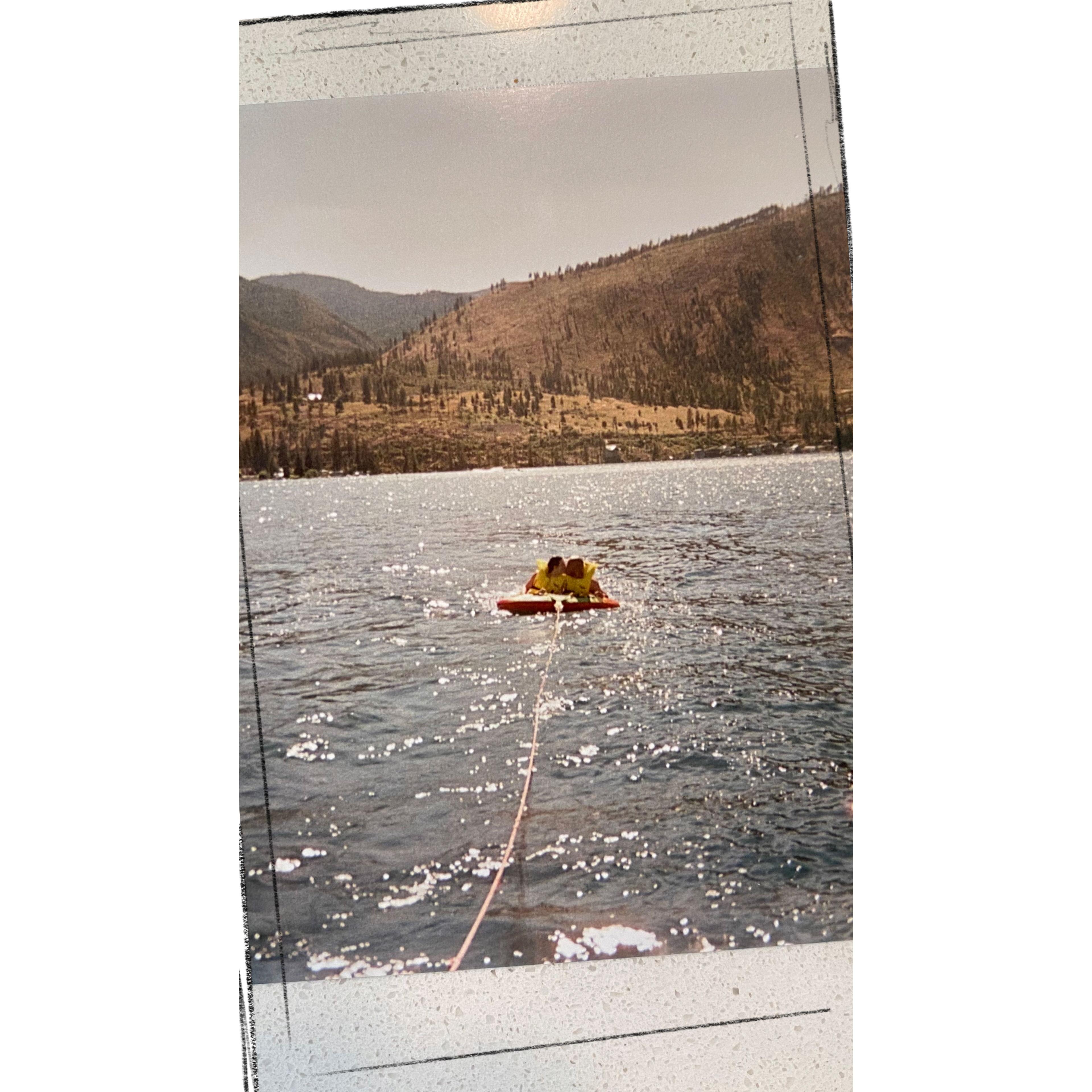 Lake Chelan was one of our favorite adventures with our favorite people. Shortly after this photo, the rope got caught in a jet ski. No jet skis were permanently harmed in the making of this photo.