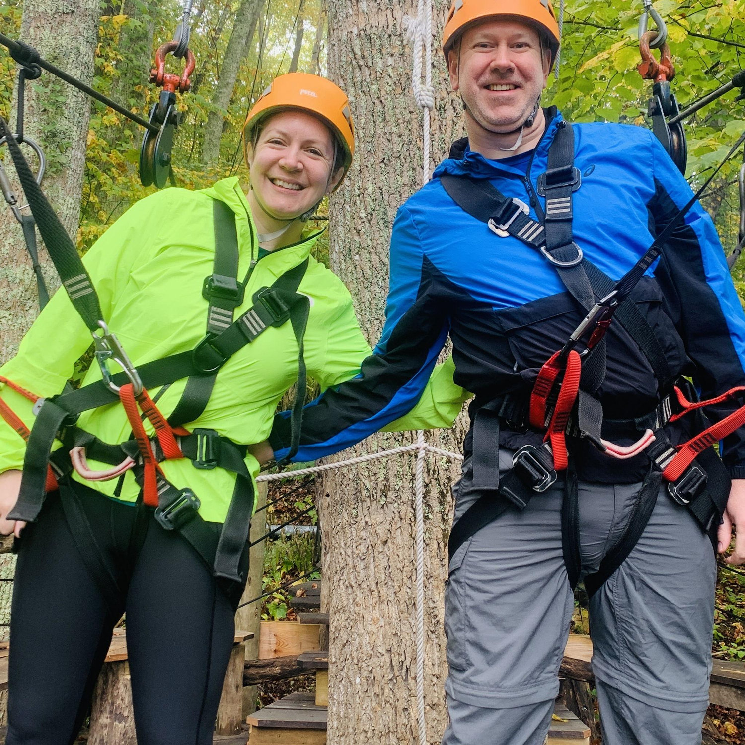 Ziplining in the Smokies