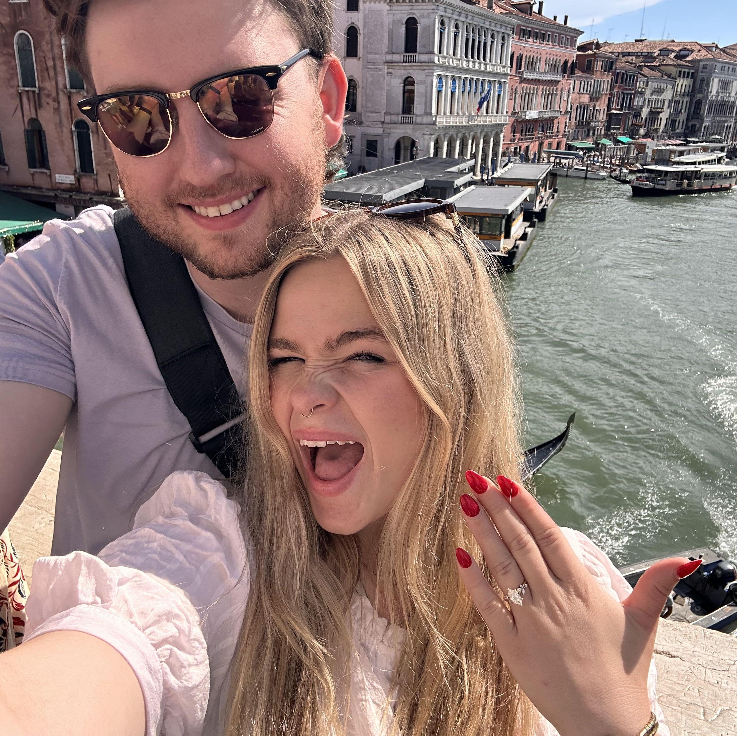 Us in Venice, Italy