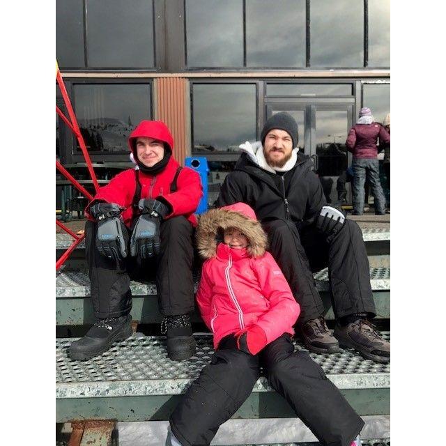 December 2018! Tubing and Snowboarding
