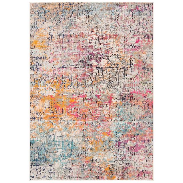 5'3"x7'6" Renita Rug Gray/Pink - Safavieh