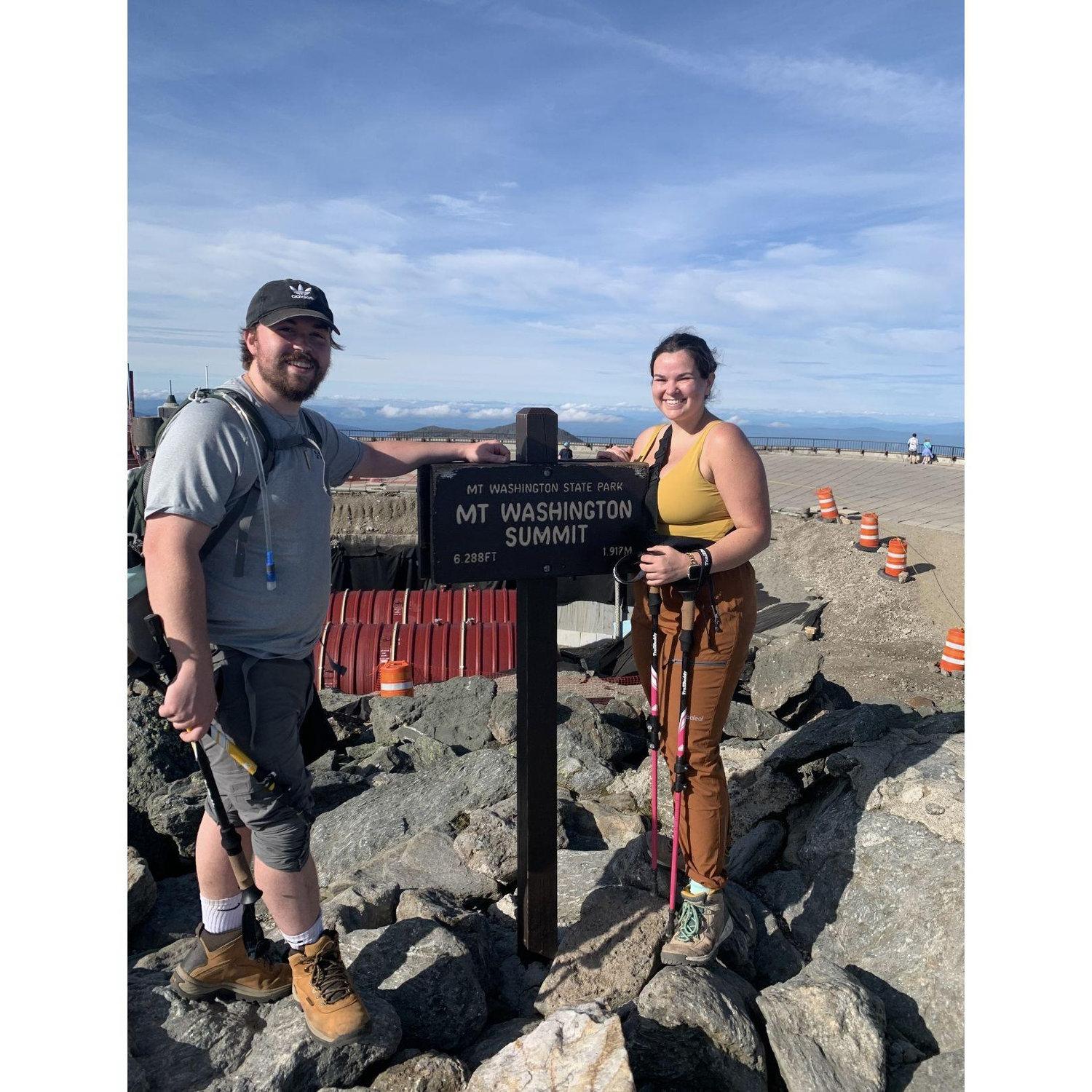 the first mountain we ever climbed was on our trip to New Hampshire in 2023