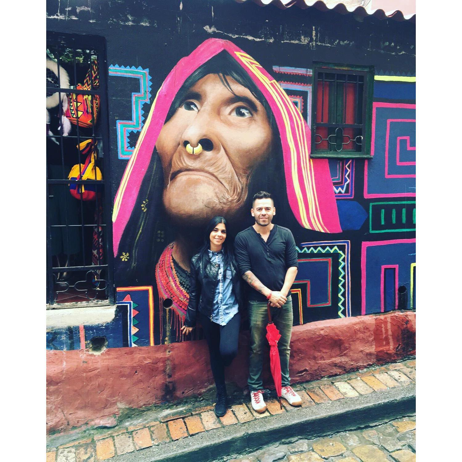La primera vez que fuimos juntos a Bogota, Colombia 2015