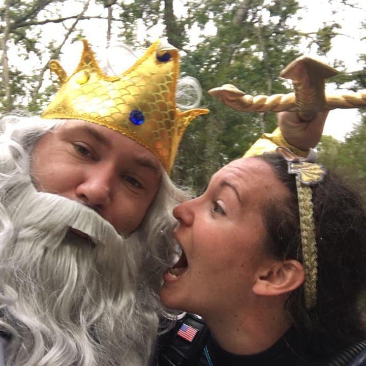Poseidon and Calpyso:  God and Goddess of the Sea.