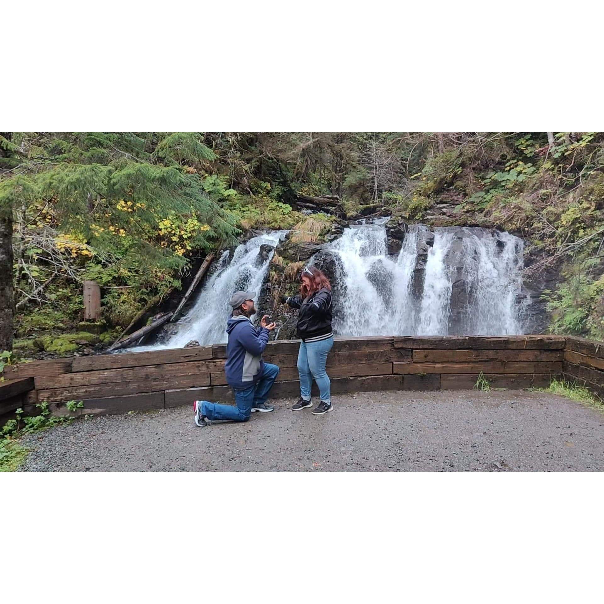 When Josh proposed in Juneau