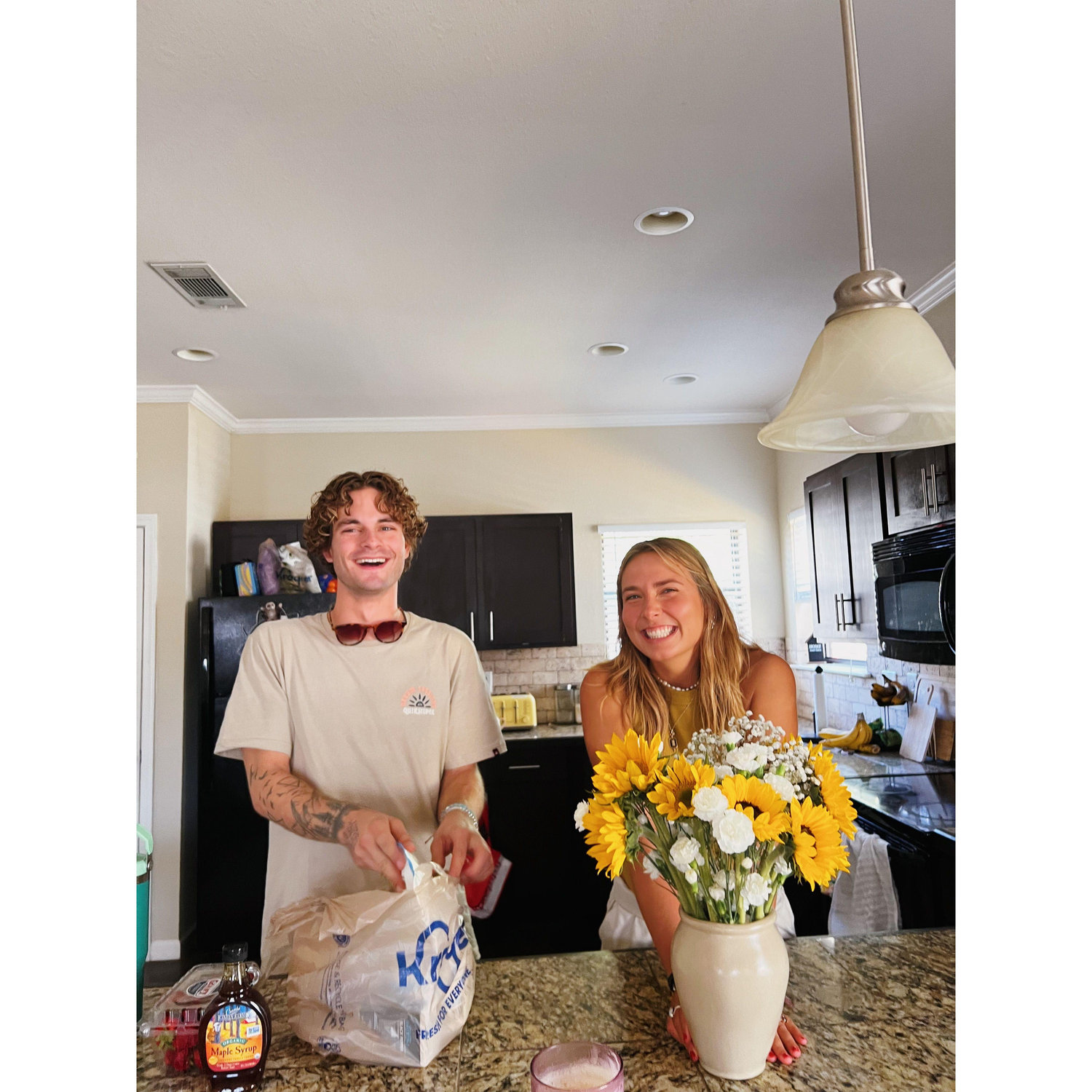 This photo was taken by my roommate, now bridesmaid, Sami Grace, when Caed first drove 4 hours to Auburn University to have our 3rd in person visit and official 'date'!