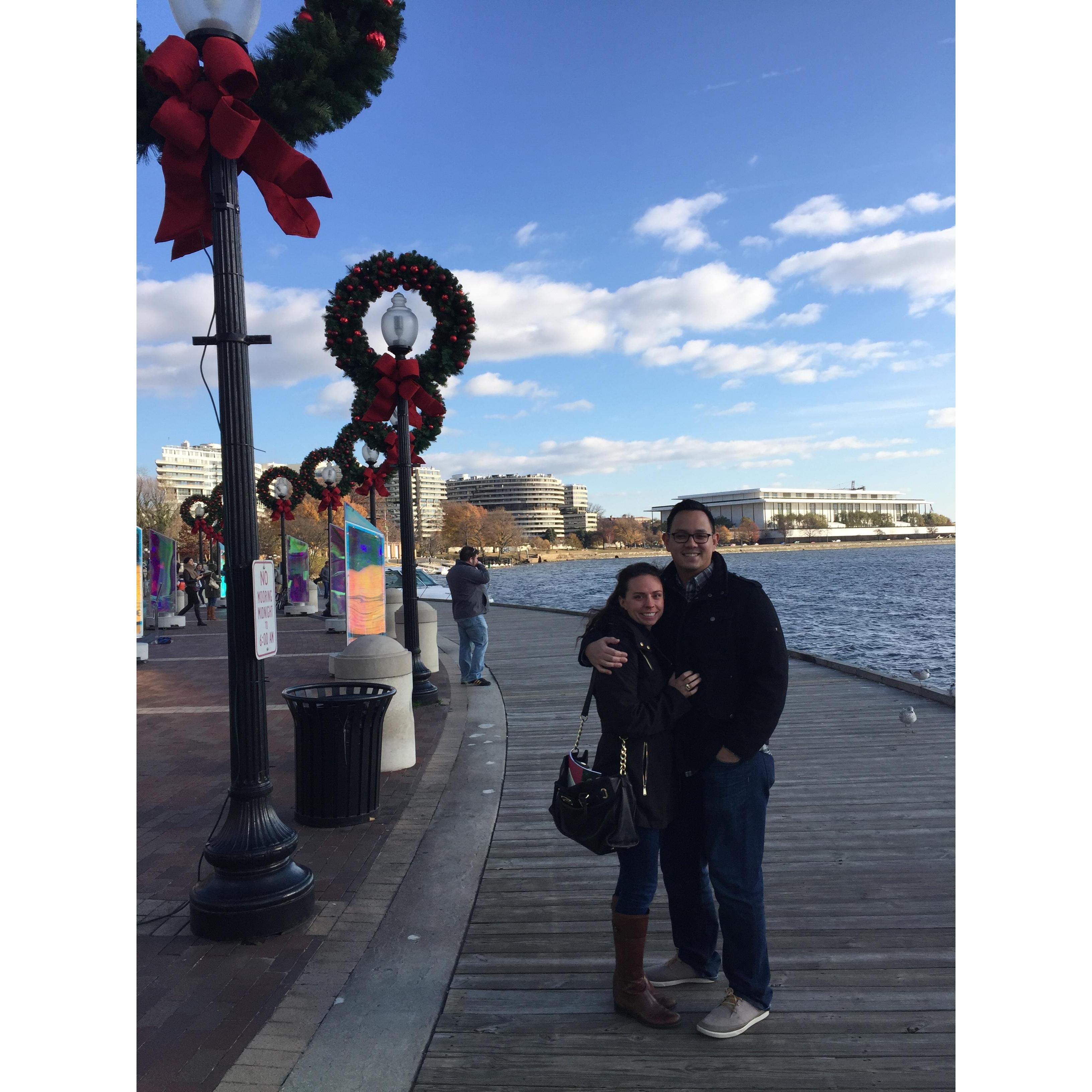DC waterfront after the Swedish Bazaar.