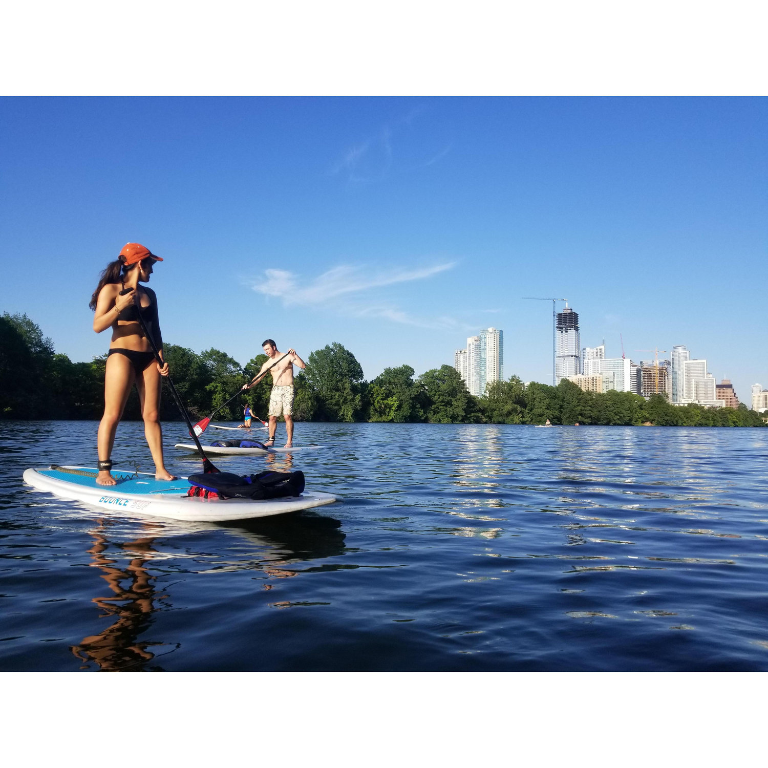 favorite hobby - paddleboarding @ Lady Bird Lake