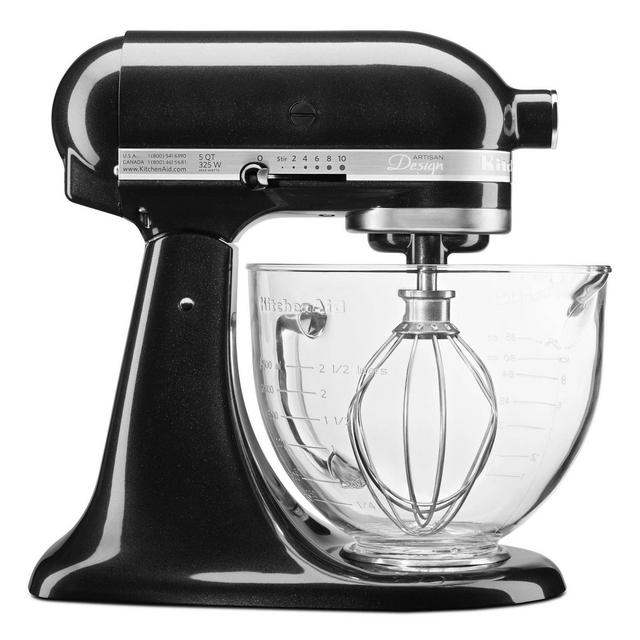 KitchenAid 5qt Artisan Design Series Tilt-Head Stand Mixer with Glass Bowl Starry Night - KSM155GBSN