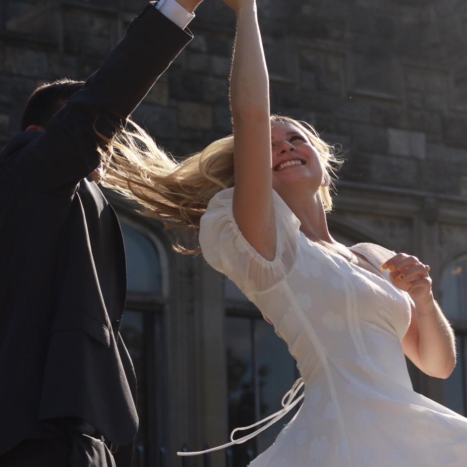 Spinning like a girl in a brand new dress.