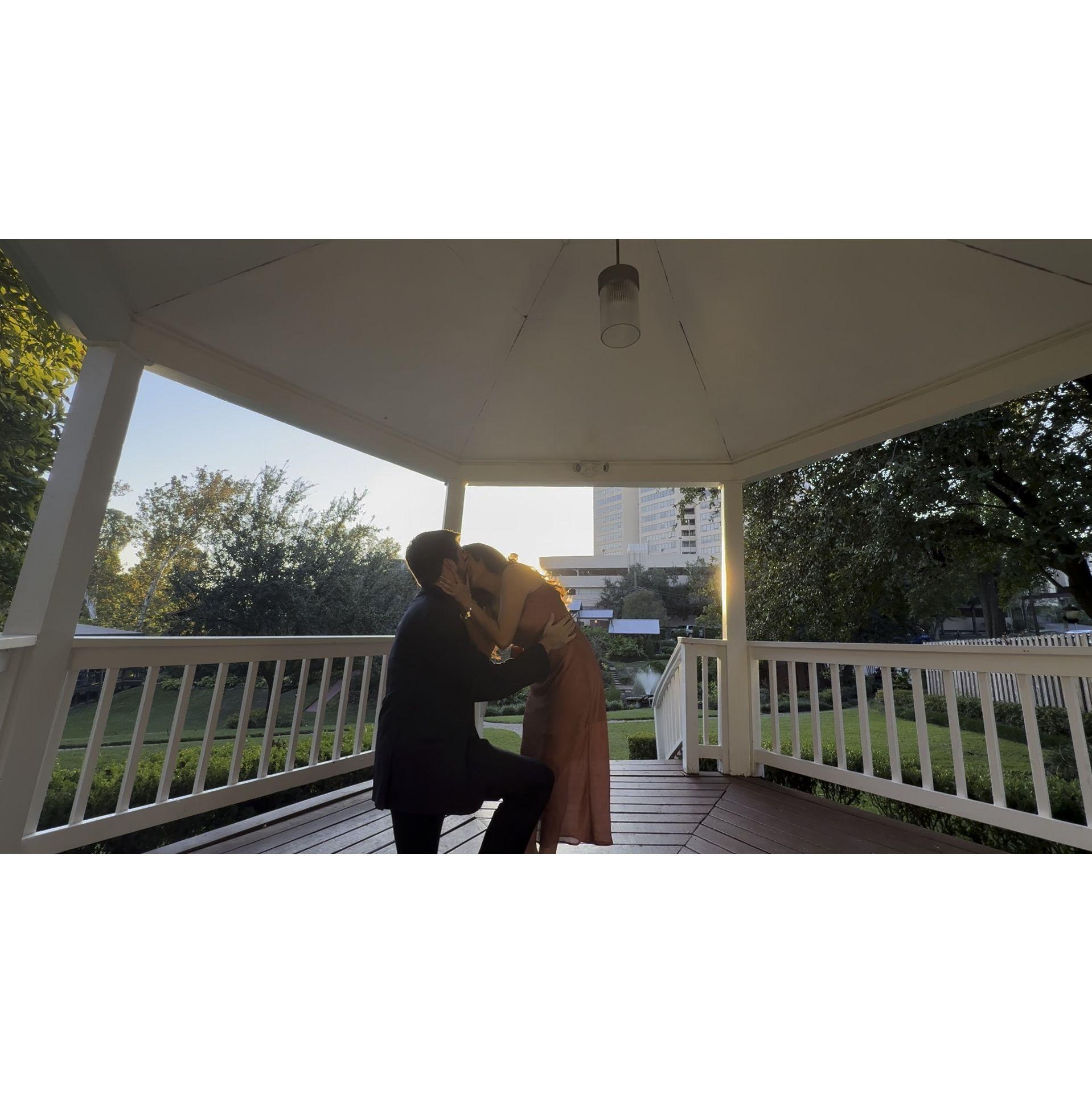 Jack proposed on October 13, 2024
