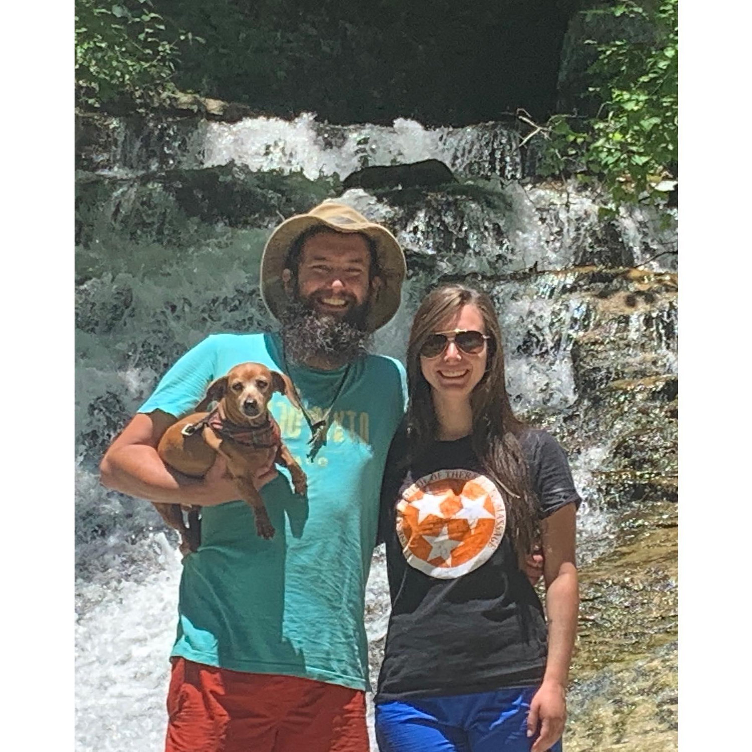 Our hike at the Walls of Jericho in AL.