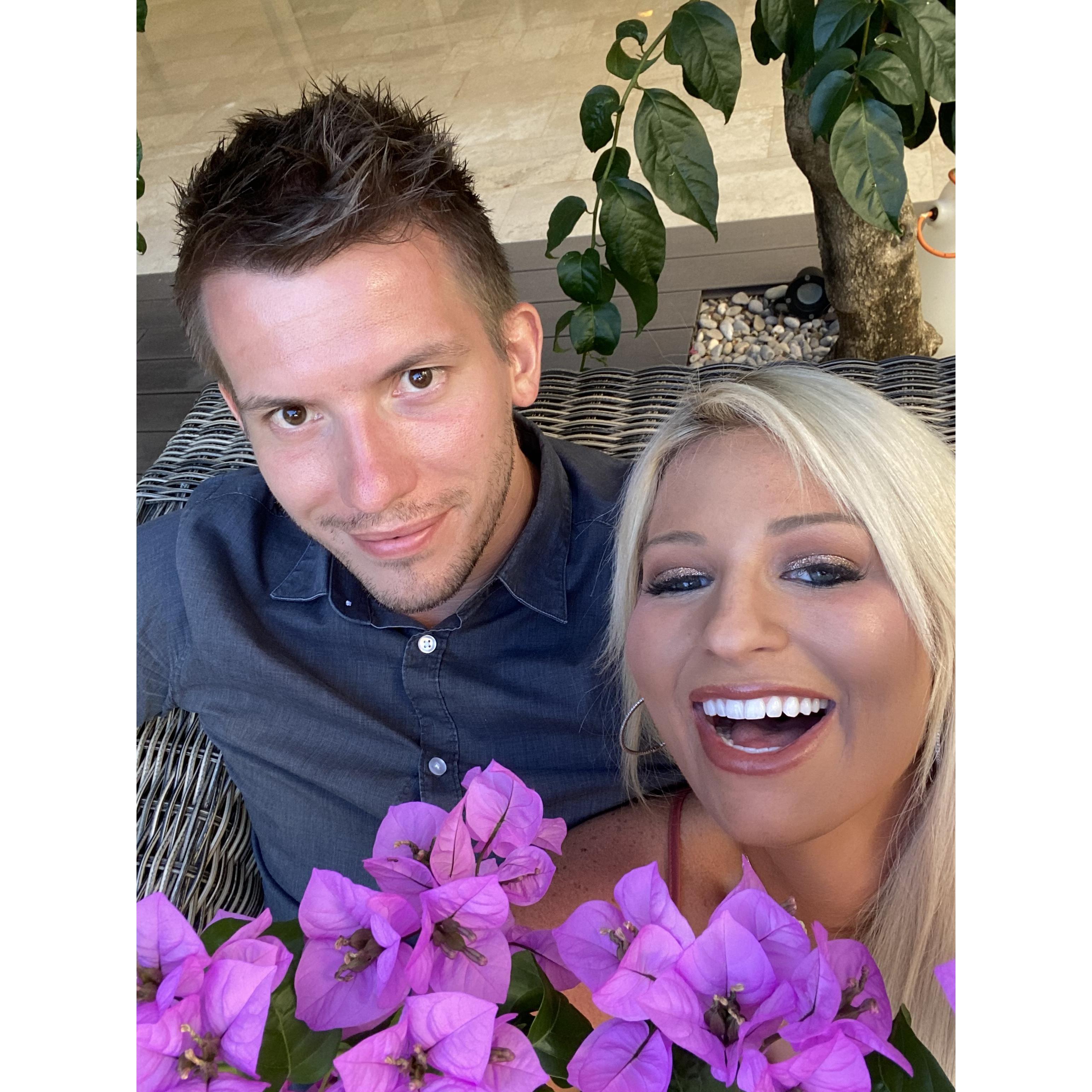 Right after we got engaged!