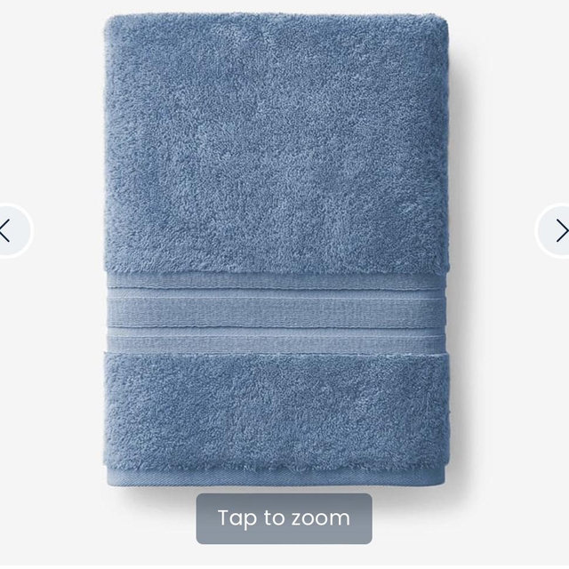 Turkish Cotton Bath Towel-Soft Blue