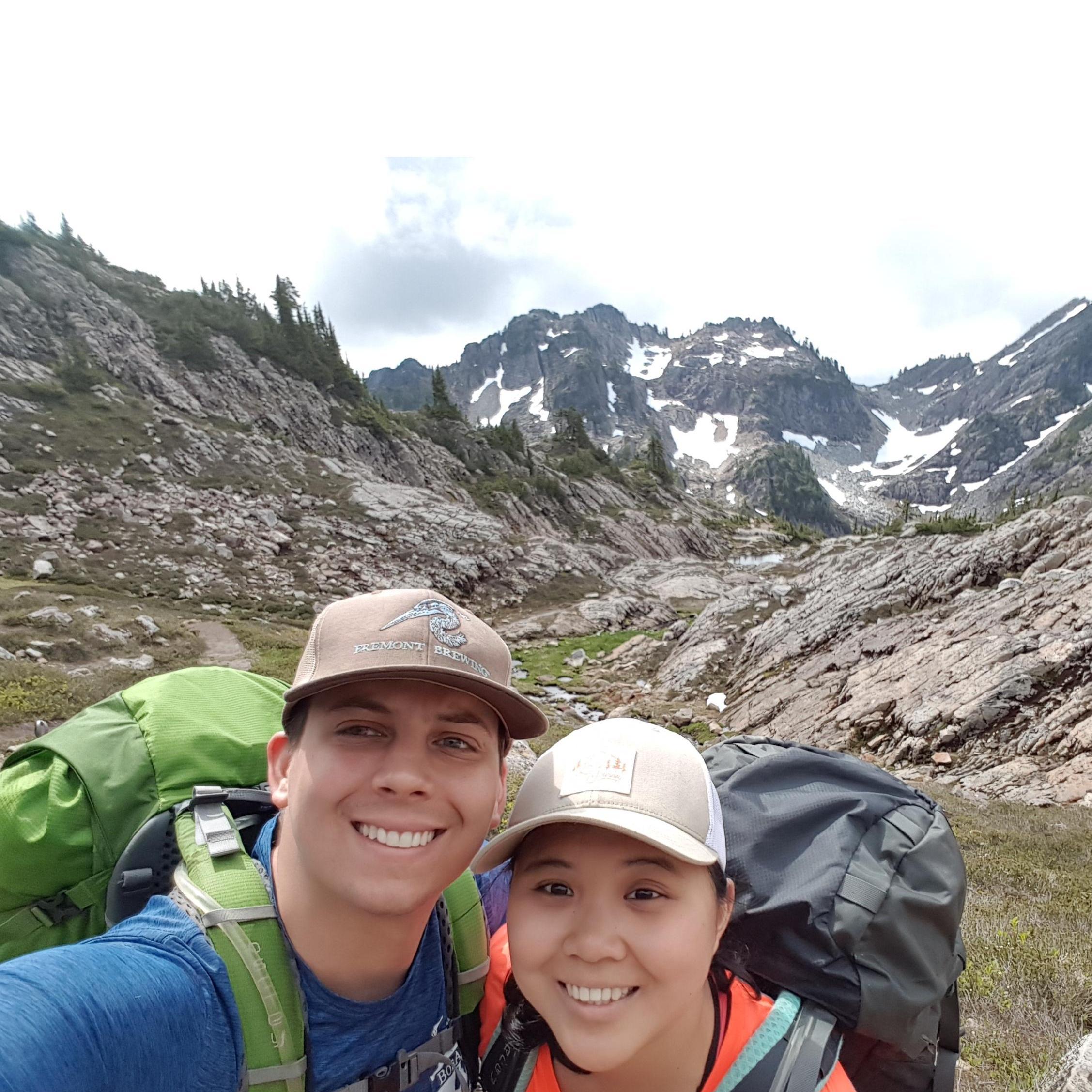One of our many backpacking trips - this one is Gothic Basin