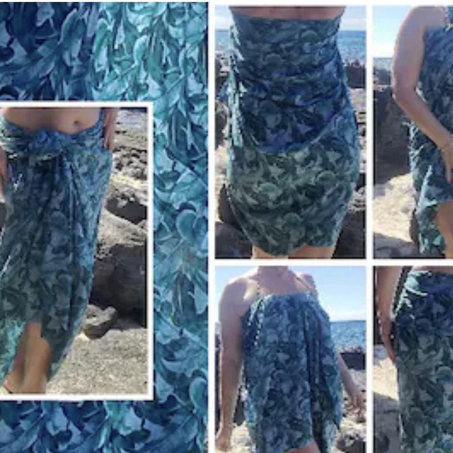 This is an example of how to wear a sarong. More pics to come of the actual sarongs.