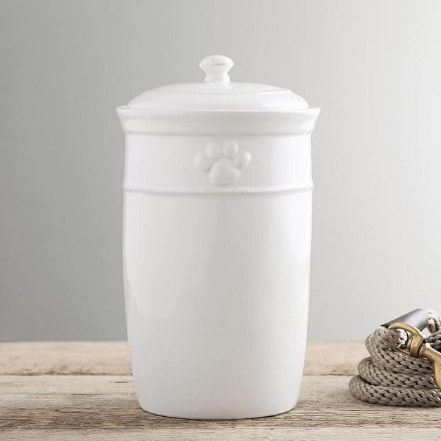 Cambria Pet Treat Canister, Stone