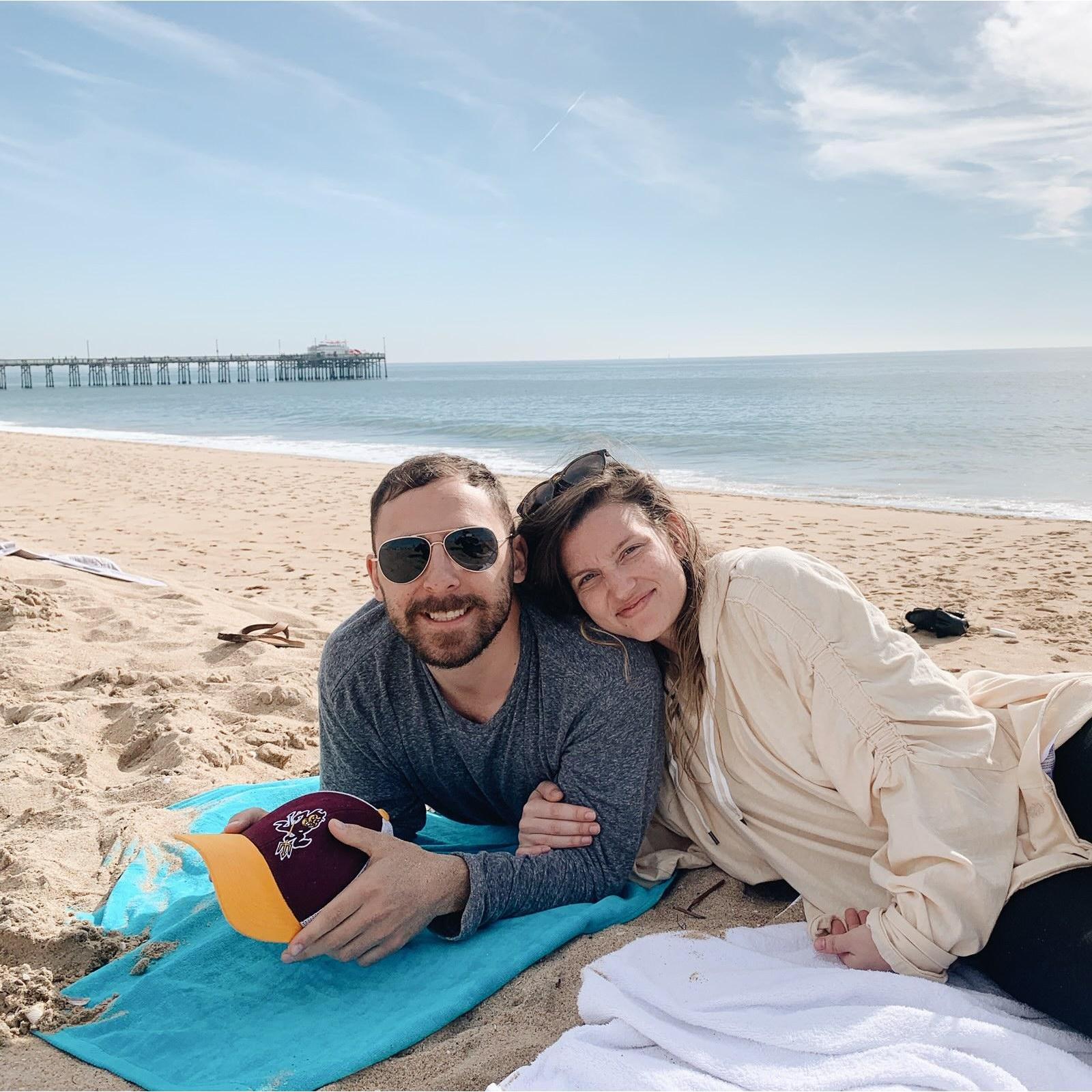 The day of our engagement. Kayla was completely oblivious of what was about to happen.