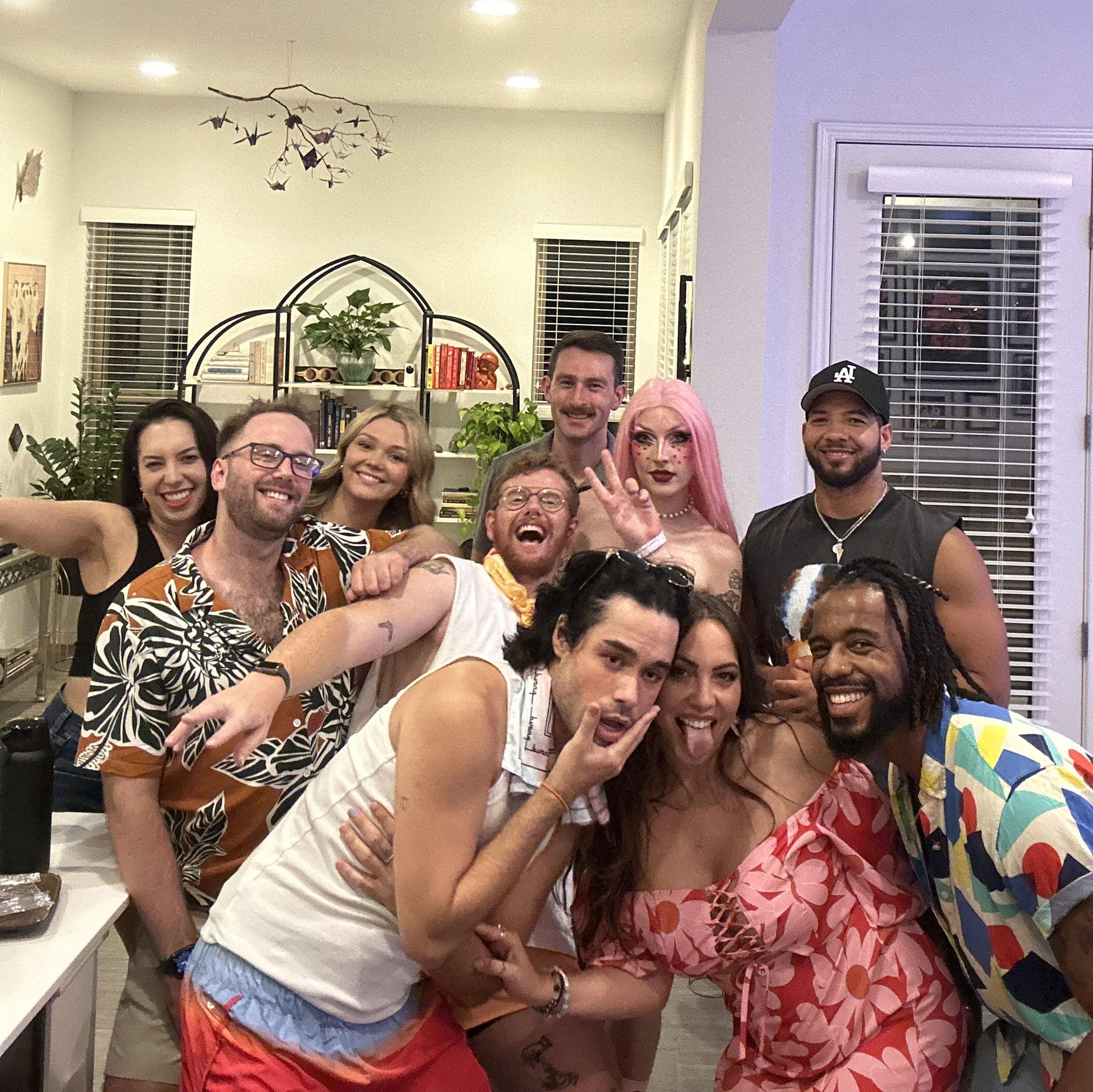 First housewarming party