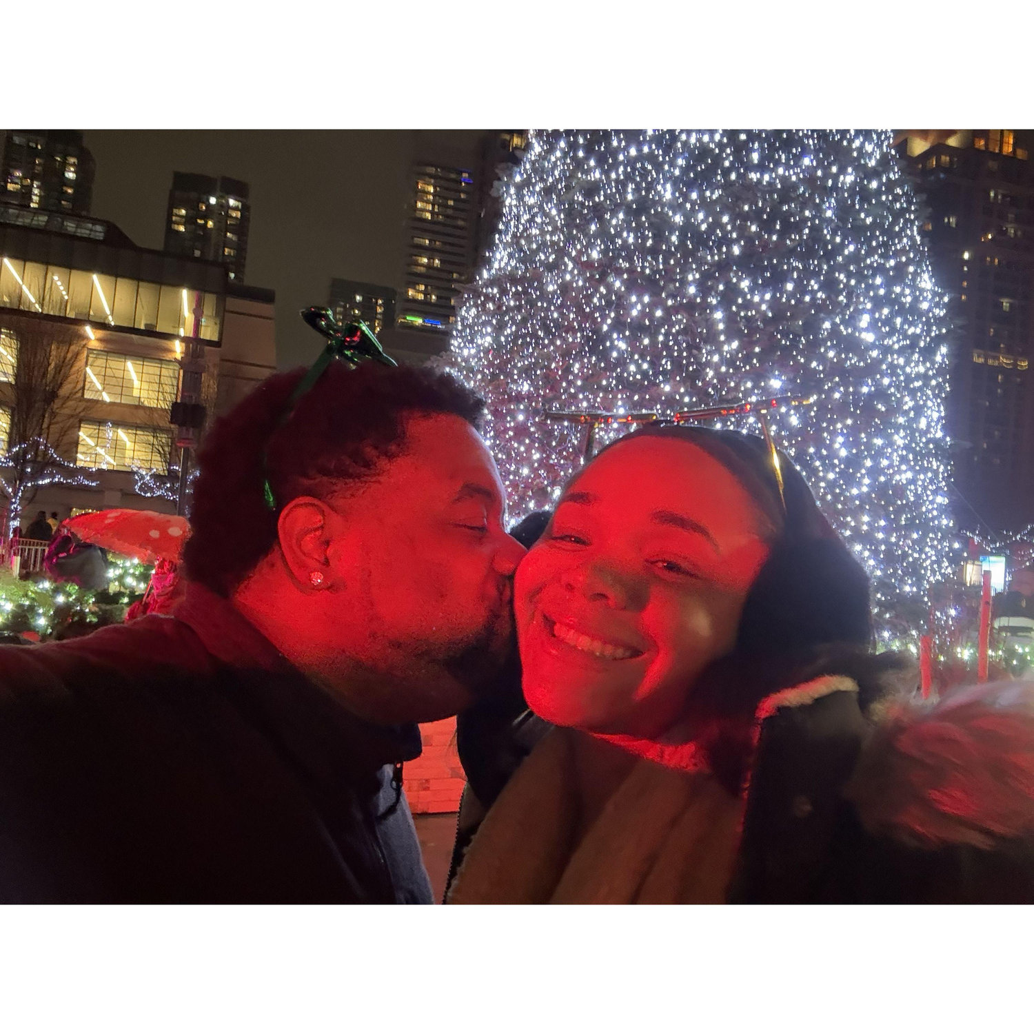 New year's eve and first night engaged in Toronto.