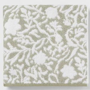 Performance Plus Oversized Bath Towel Light Green Floral - Threshold™: 100% Cotton, Jacquard Terry, Fade-Resistant