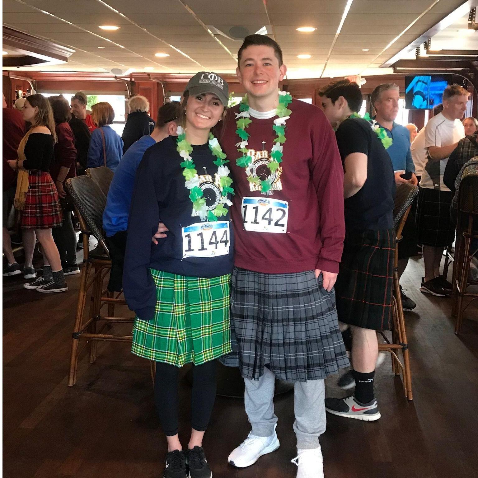 First Kilt Run together