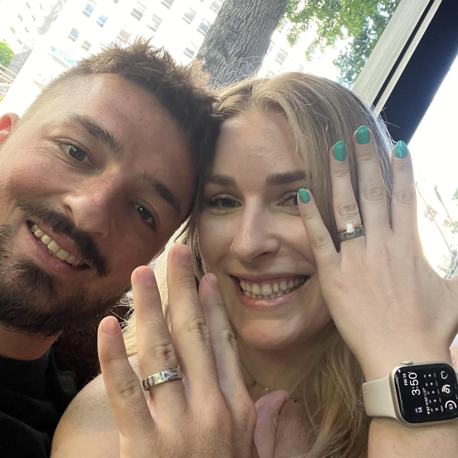 We hand forged wedding bands in Seattle, WA!