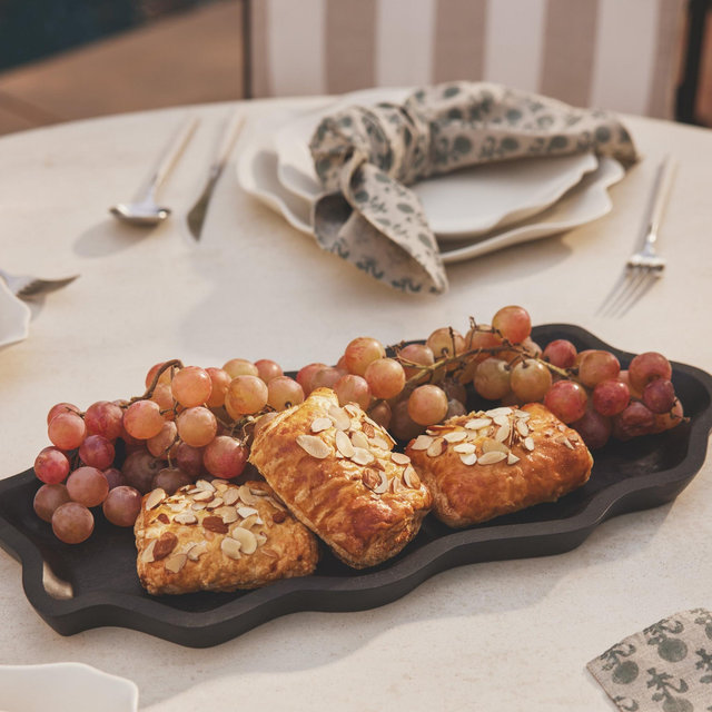 Ruffle Serving Tray by Sarah Sherman Samuel