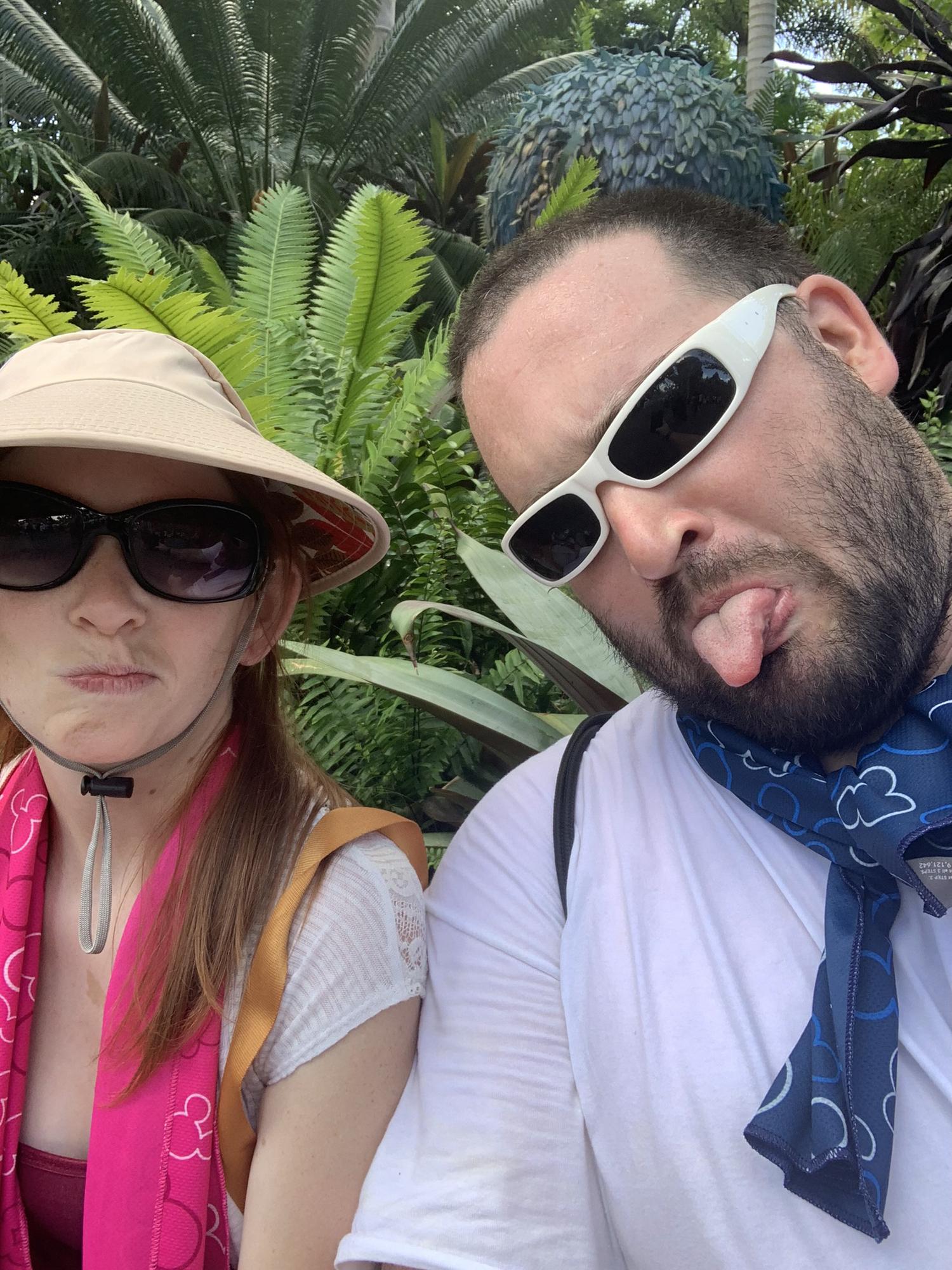 She didn't notice I was making faces until this photo. she wasn't pleased...