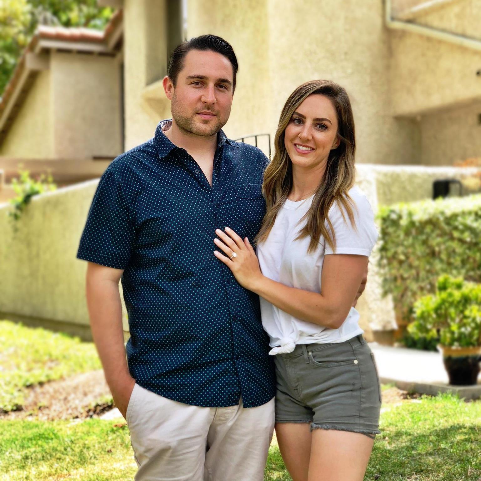 First weekend as an ENGAGED couple.