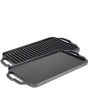 Lodge Chef Collection 19.5" x 10" Cast Iron Reversible Grill/Griddle