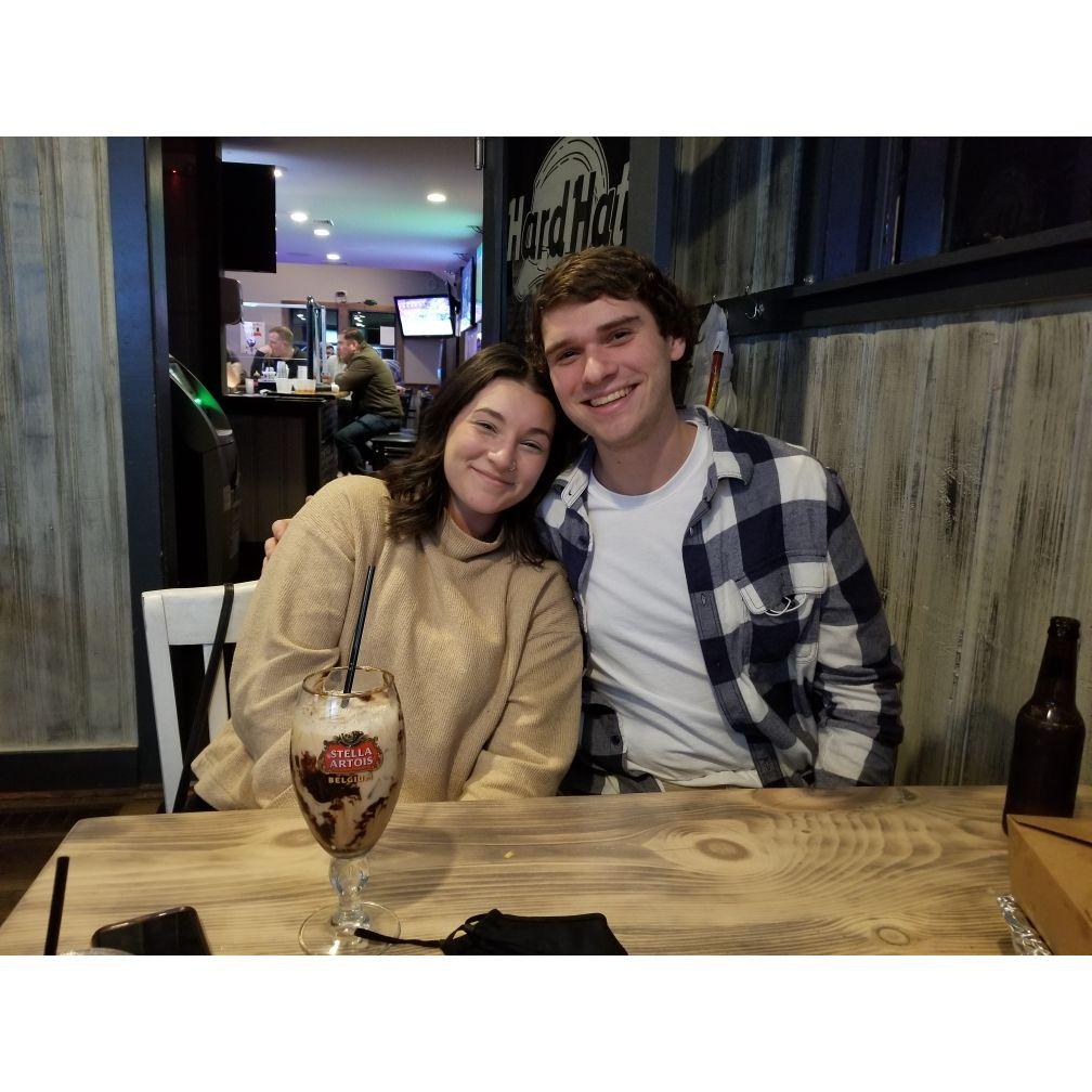 Our first date! January 2021