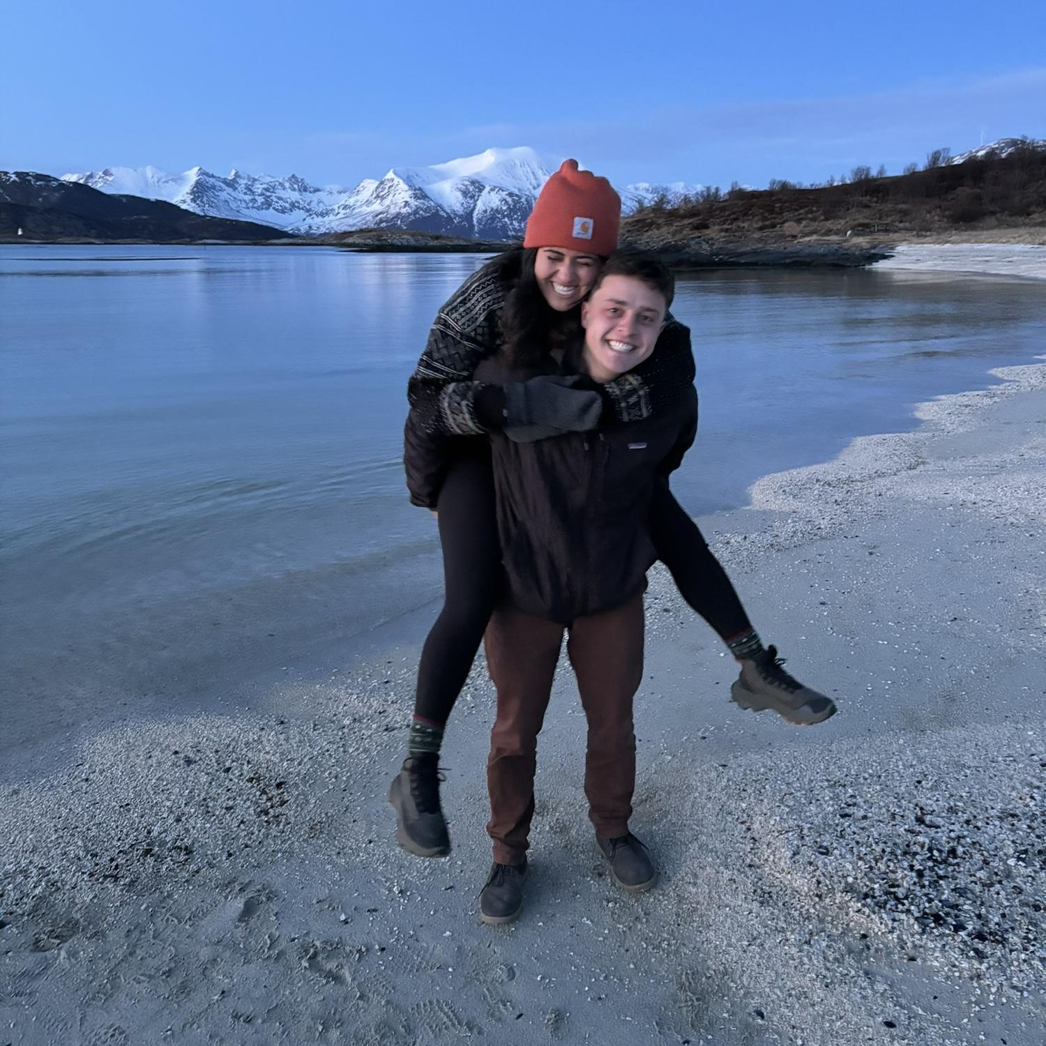Experiencing the 'midnight sun' in Sommarøy, Norway