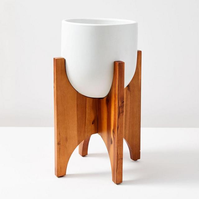 Arches Standing Planter, Large Pot/Short Stand