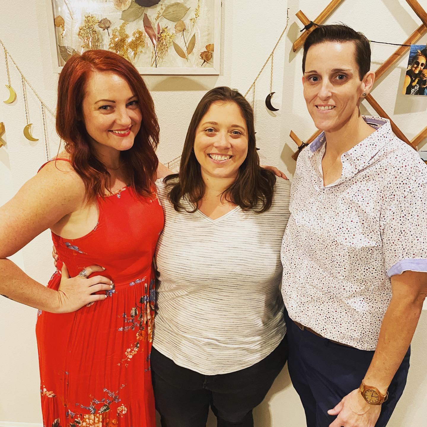 With bridesmaid Stephanie at our engagement party!