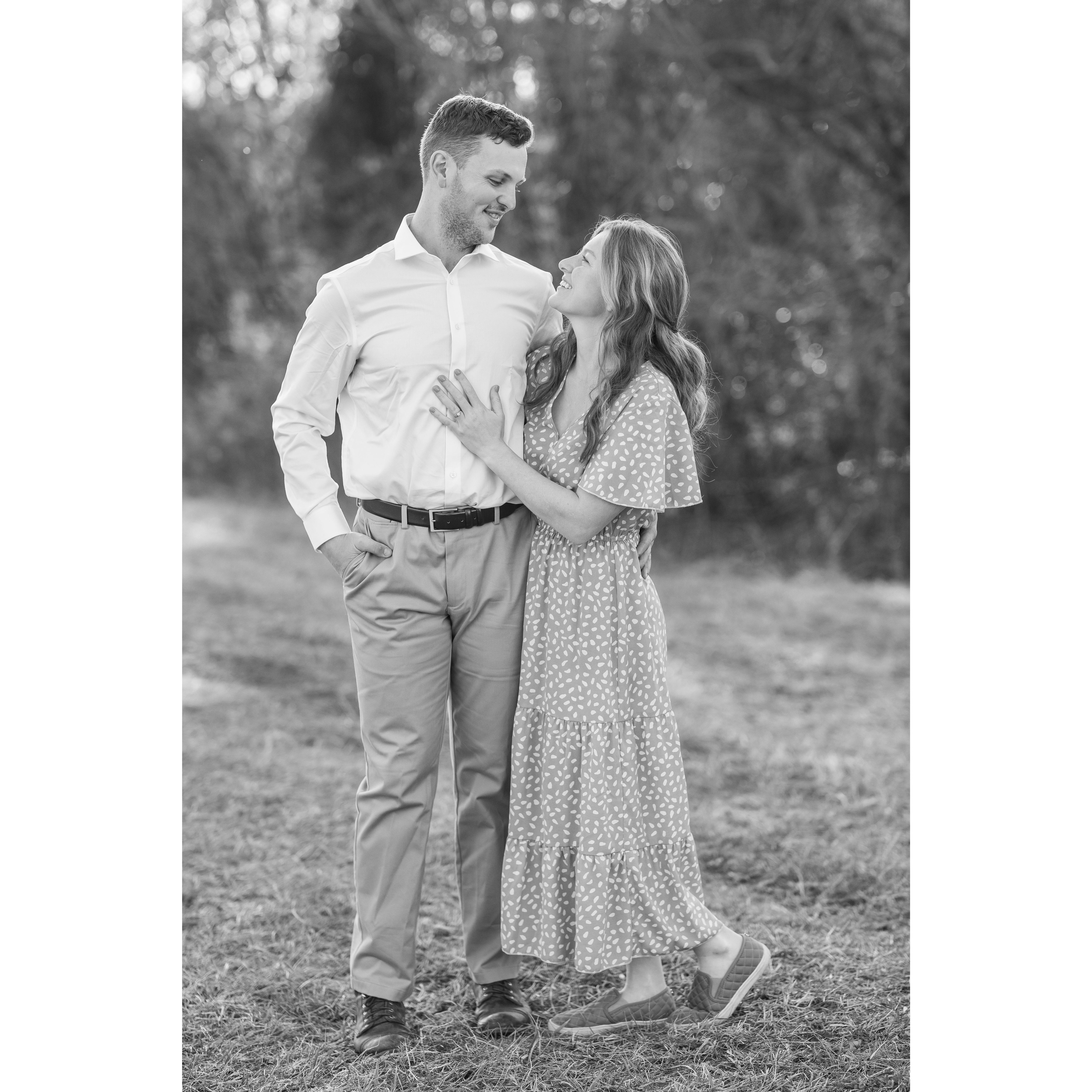 Our engagement photo session